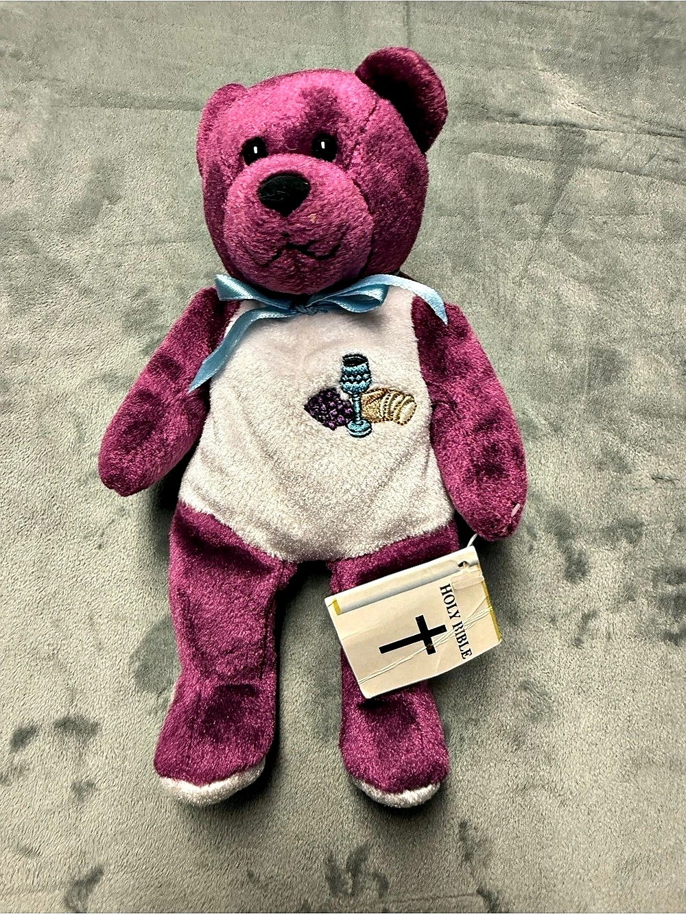 Holy Bears Christianity: The Last Supper Bear, Unlimited Edition Purple Bear